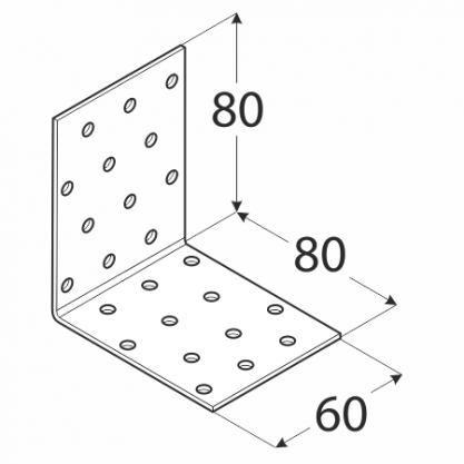 km 8- Naelutusnurk 80x80x60