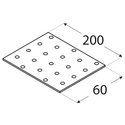 Naelutusplaat pp 7 4407-w