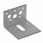 Adjustable fixing angle bracket KR2 40x60x60x2,5 mm DOMAX