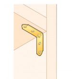 Furniture angle bracket KW2 40x40x17x1,5 mm DOMAX - Image 3