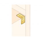 Furniture angle bracket KW1 25x25x17x1,5 mm DOMAX - Image 3