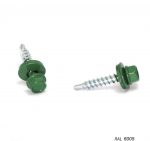 Self-drilling screws AR3 4.8x19mm RAL 6005, 250pc.