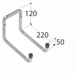 Konks H2U 120x220x50 mm - Pilt 2