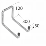 H2U 300 Двойной крюк U 120x300x50 мм - Image 2