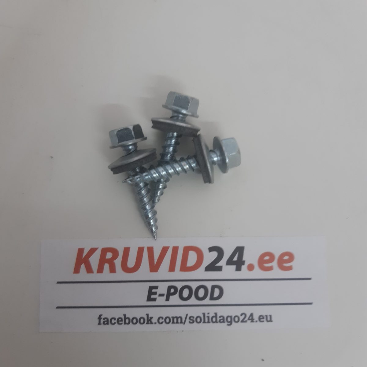 Katusekruvi metall-puu AR 4.8x28mm Zn, 250tk/pakk terav ots - Pilt 3