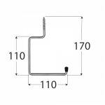 HW Konks 170x110 mm - Pilt 2