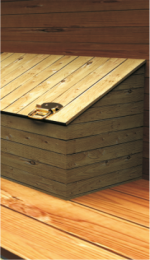 Chest Handle US90 90x70 mm DOMAX (black) - Image 3