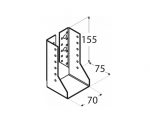 Prussiking WBZ22 70x155x2,0 mm DOMAX - Pilt 2
