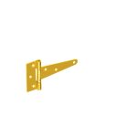 T-hing ZT100 100x30x65x2,0 mm, Zn Yellow