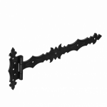 Петля для ворот ZBD400 C 400x45x90x3,0 мм черная
