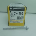 Concrete screw PBW 7.5x100 hex head Domax (50 pcs.pack) - Image 4