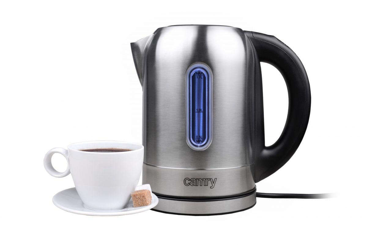 Camry CR 1253 Kettle metal 1,7 L with temp. regul. and color changer - Image 3