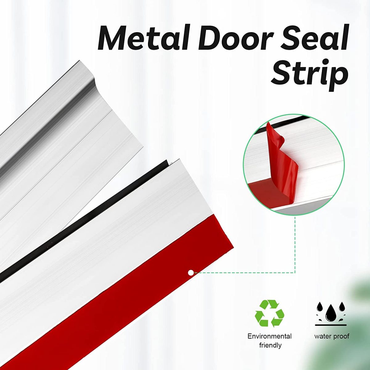 Metal Door Bottom Seal, 4 x 28 cm - Image 5