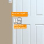 Door latch WRO 50x40mm, chrome - Image 5