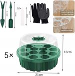 Plastic trays for growing seedlings (5 pcs.) - Image 2