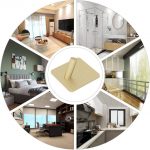 Self-adhesive hooks 4 pcs. aluminum (gold) - Image 5