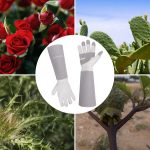 Long Garden Gloves  (leather) - Image 3
