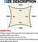 Awning 3.6 x 3.6 m - Image 3