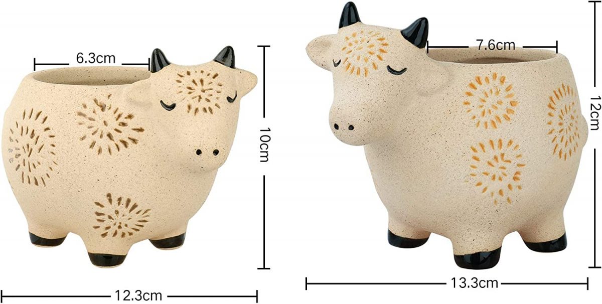 Keraamilised potid kodu kaunistamiseks 2tk - Pilt 2