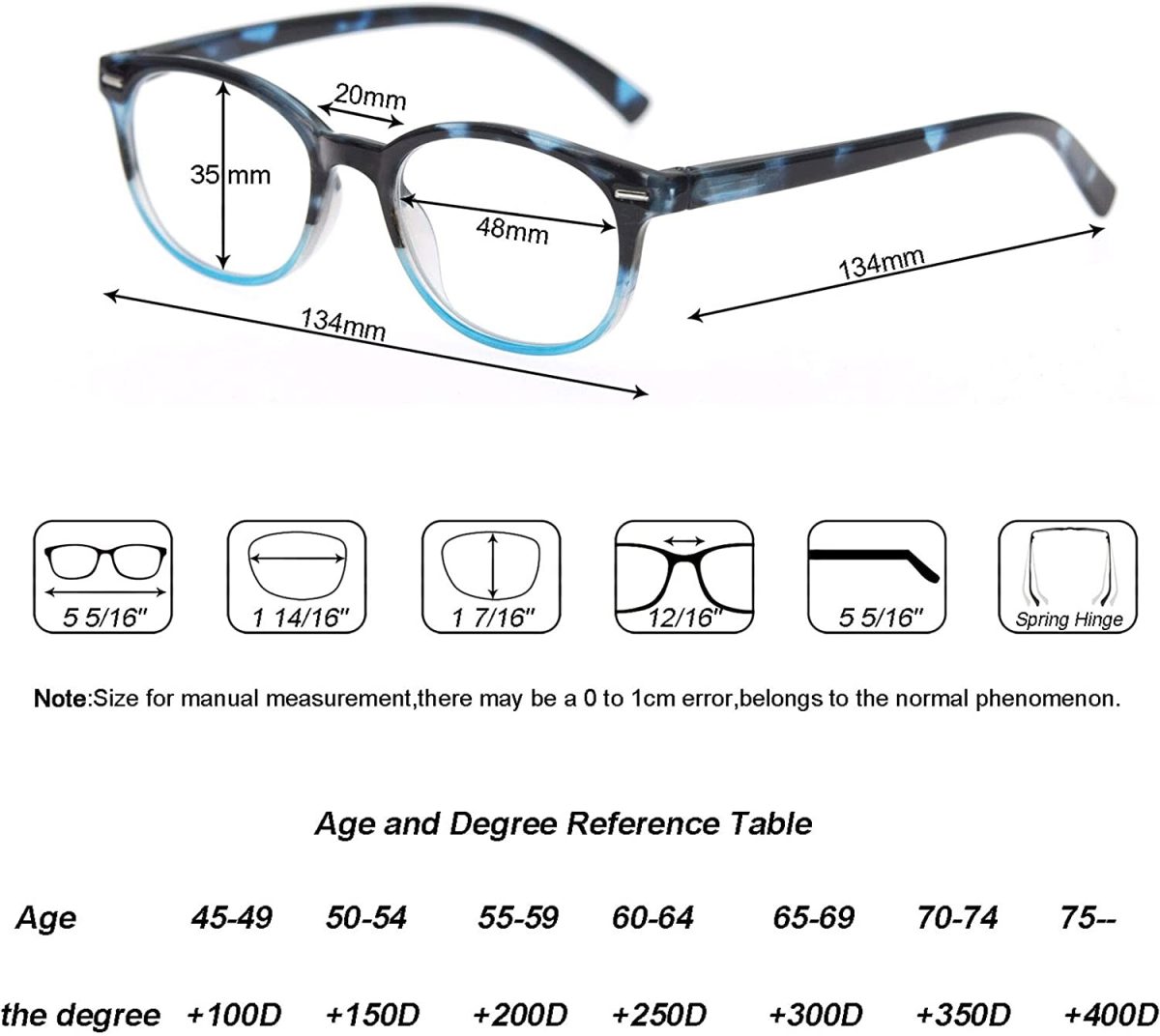 Reading glasses set of (3 Pack) +3.50 - Image 2