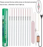 Christmas decorations LED 10 tubes - Image 3