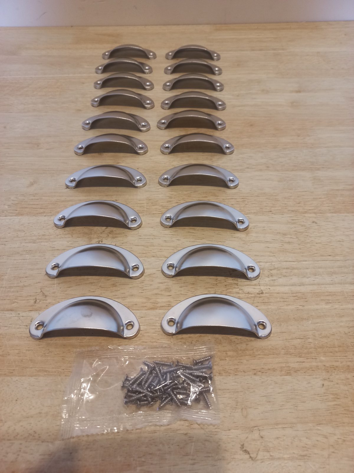 Furniture handle 20 pcs. 66mm (silver) - Image 5
