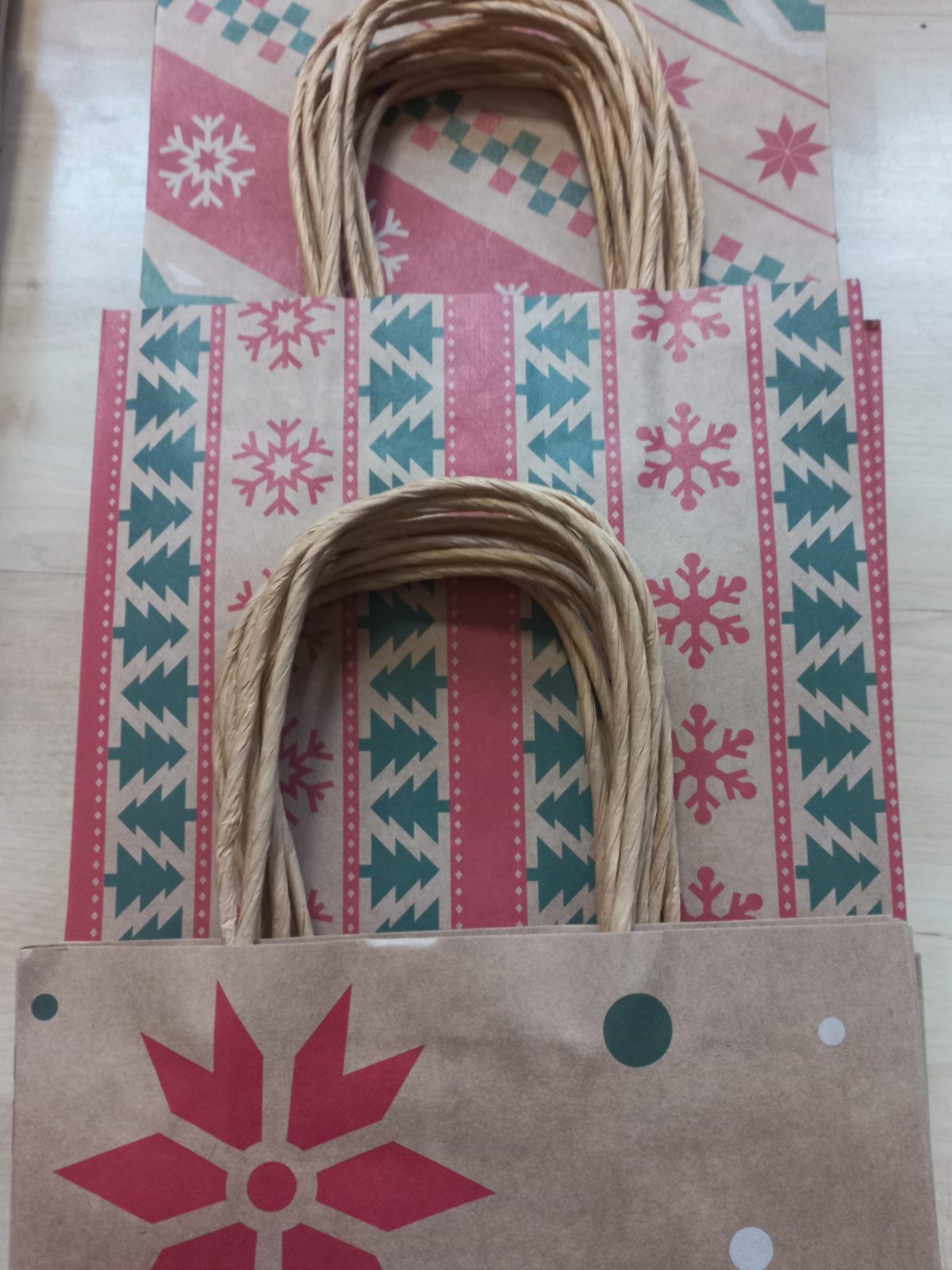 Spiraal pabersangadega paberkott 18,42+8,89x22,86cm (48 tk) - Pilt 12
