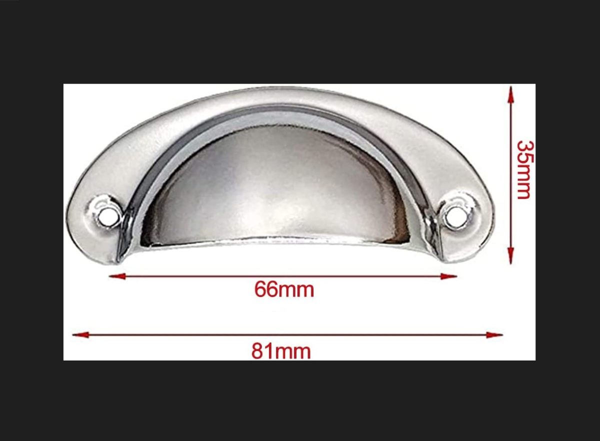Furniture handle 20 pcs. 66mm (silver) - Image 4