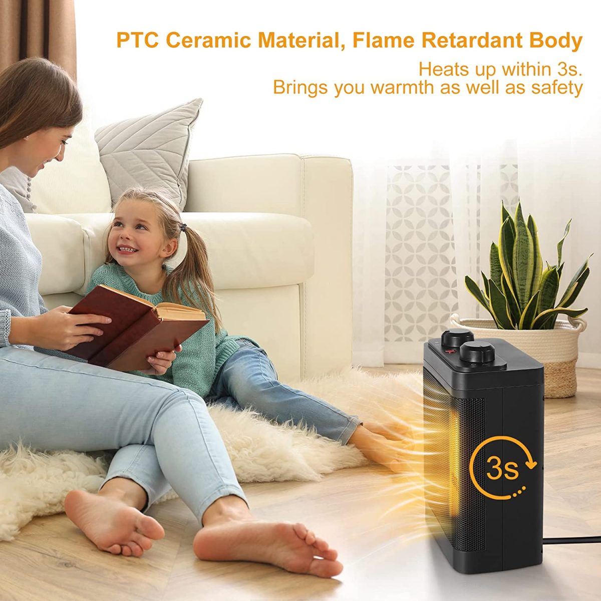 Тепловентилятор Sunexinlo 1500 W - Image 6