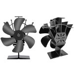 Stove Fan, 6 Blades Fireplace Fan - Image 5