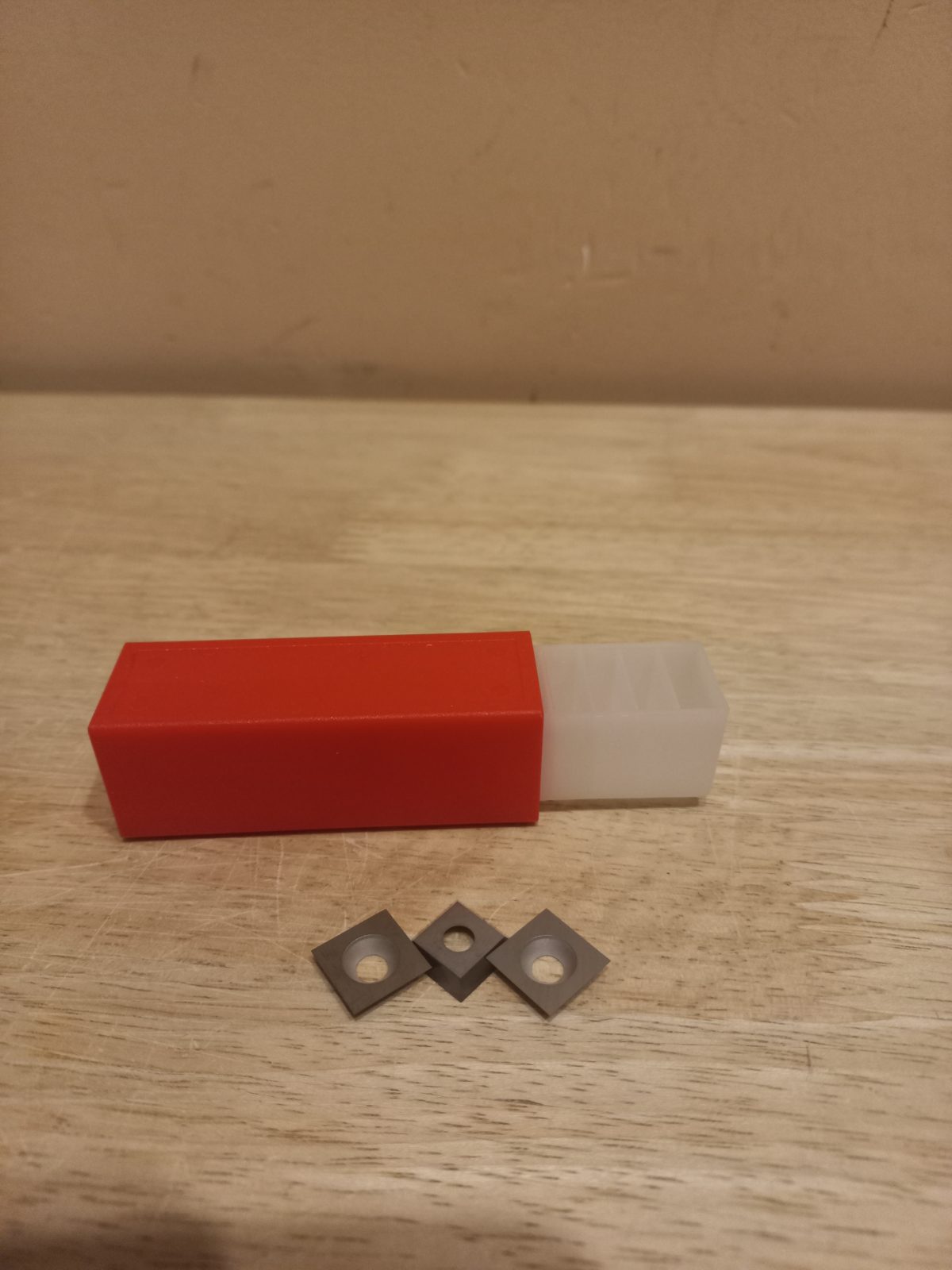 Face milling cutter replacement blades, 3 pieces sharpened on 4 sides. - Image 6