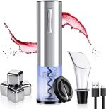 Yonktoo electric corkscrew, foil cutter, USB charging cable