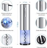 Yonktoo electric corkscrew, foil cutter, USB charging cable - Image 6