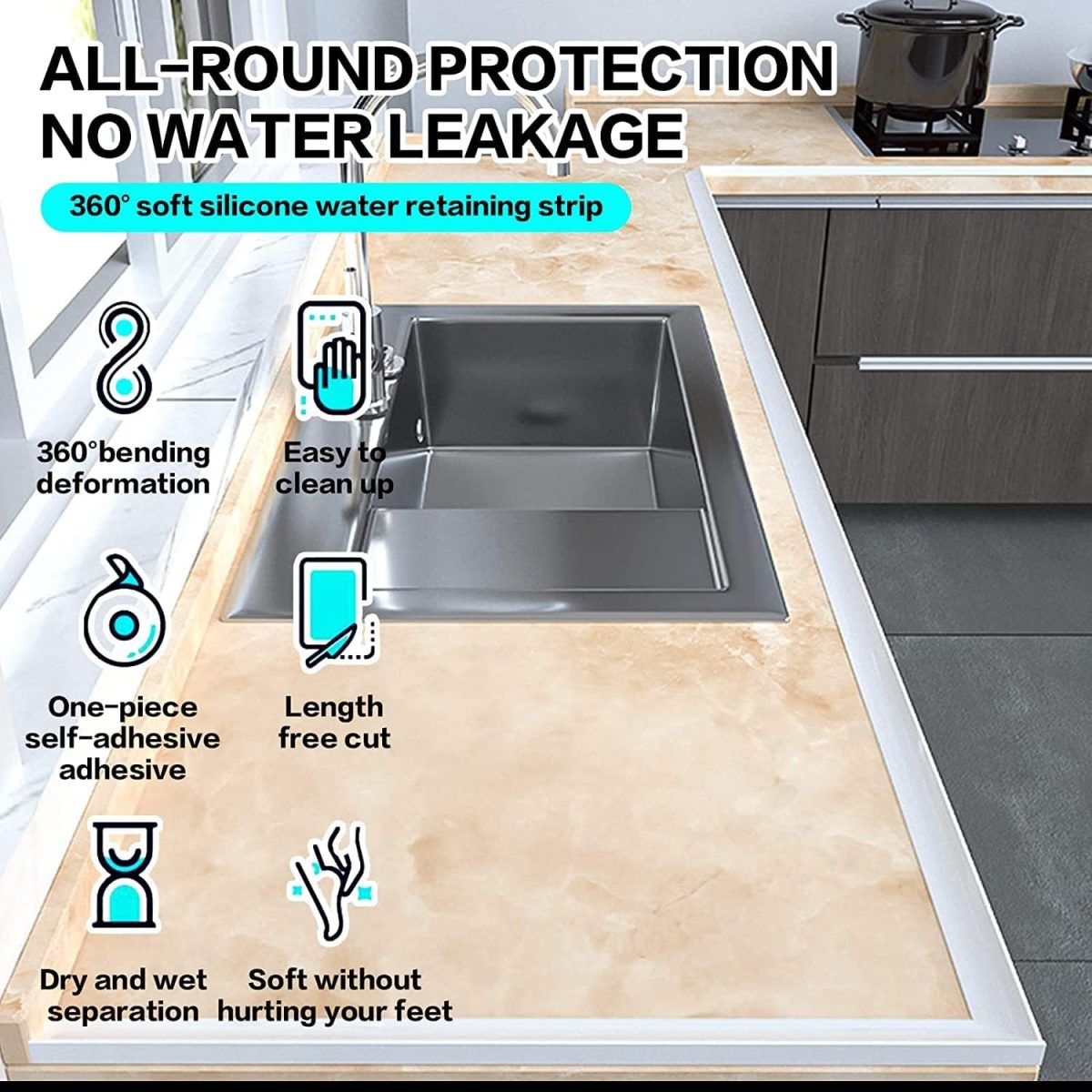 Water barrier strip 170 cm - Image 4