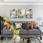 Wall painting on canvas 30x40x3cm of 3 pieces - Image 3