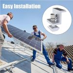 Pack of 4 Solar Panel Bracket End Clamp Kit, 45 mm - Image 5