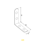 Мебельный уголок FKW30 30x30x13x2,0 мм (4 шт./упак) DOMAX - Image 2