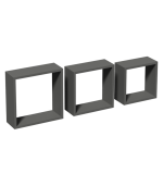 Комплект настенных полок FSS100 серый 270/240/210 мм DOMAX
