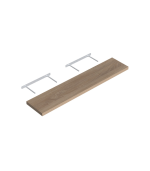 Floating Shelf FS DS 1180x235 mm Sonoma Oak DOMAX