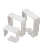 Wall Shelf Set FIS1 White 320/280/200 mm DOMAX - Image 5