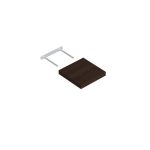 Floating Shelf FS WE 235x235 mm Wenge DOMAX