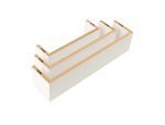 Seinariiulite komplekt FUS1 valge (U-tüüpi) 420/340/260 mm DOMAX - Pilt 7