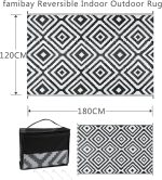 Plastikust välimatt 120x180 cm - Pilt 2