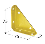 Декоративный уголок NS75 75x75x20x2,0 мм DOMAX - Image 2