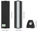 Wall Light Shinbeam 8W 960lm IP65 - Image 3