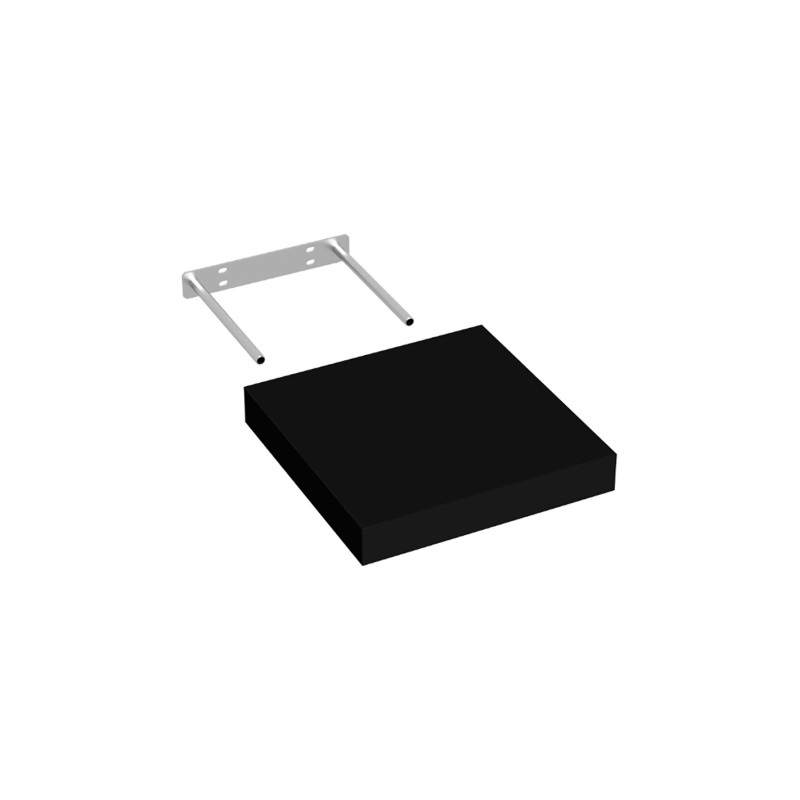 Peidetud kinnitusega riiul FS 235×235 mm Must Полка со скрытым креплением FS 235x235 мм, чёрная - Image 1
